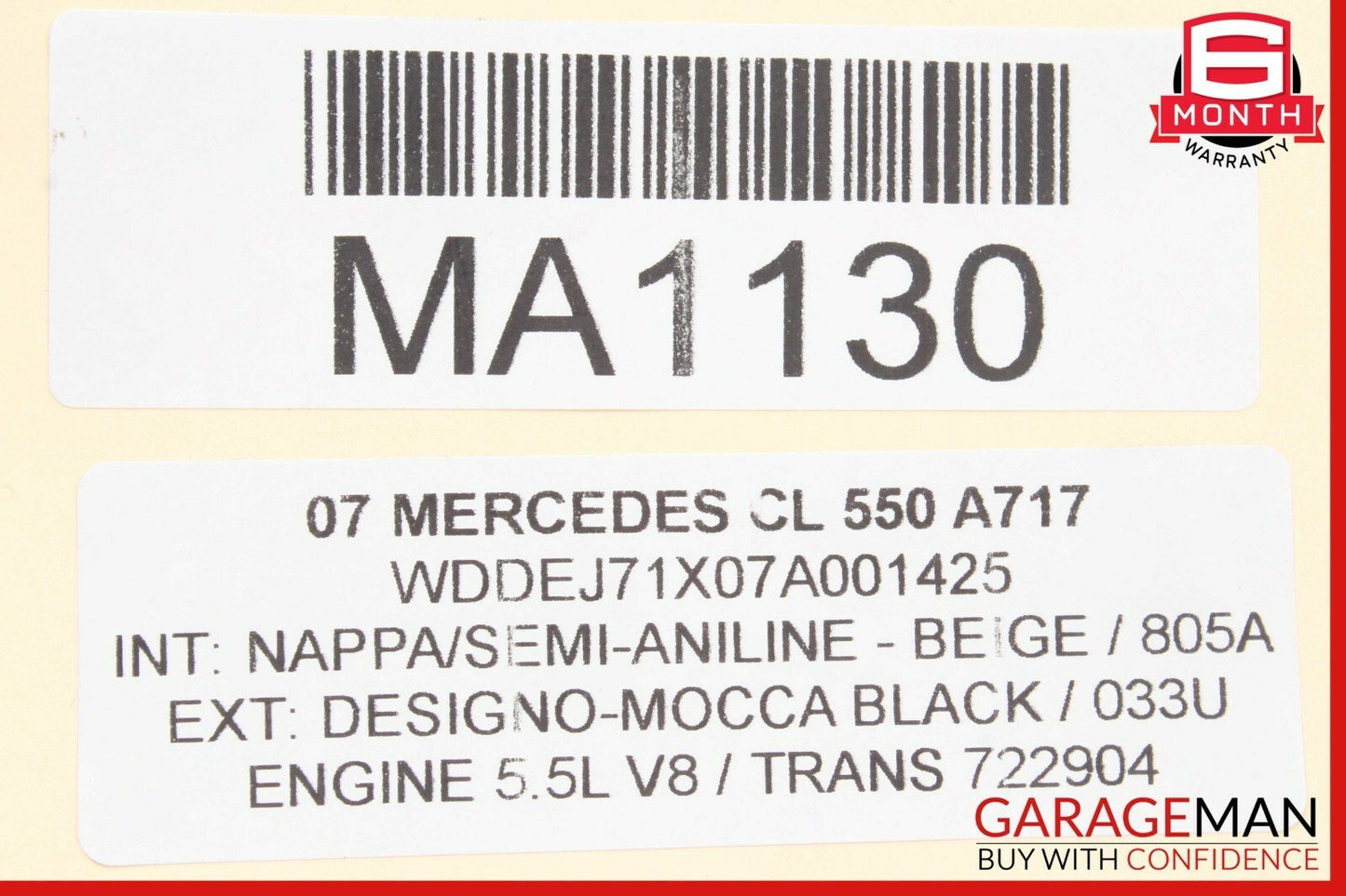 07-13 Mercedes W216 CL550 CL63 Telephone Phone Antenna Control Module 2168201375