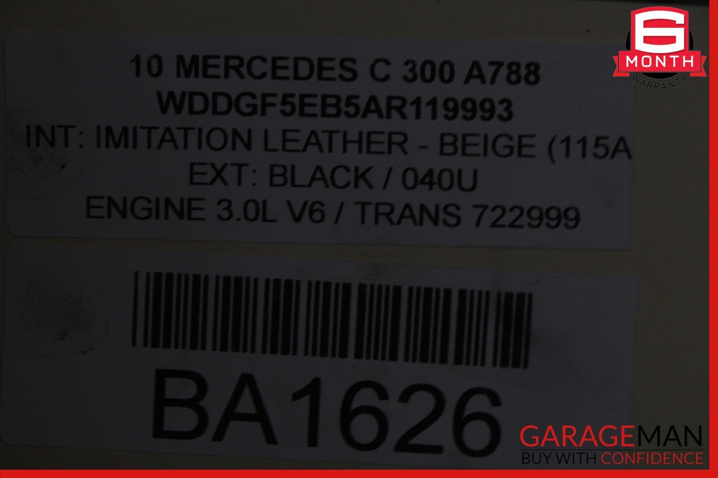 08-11 Mercedes W204 C300 Left Side Engine Exhaust Camshaft Cam Shaft OEM
