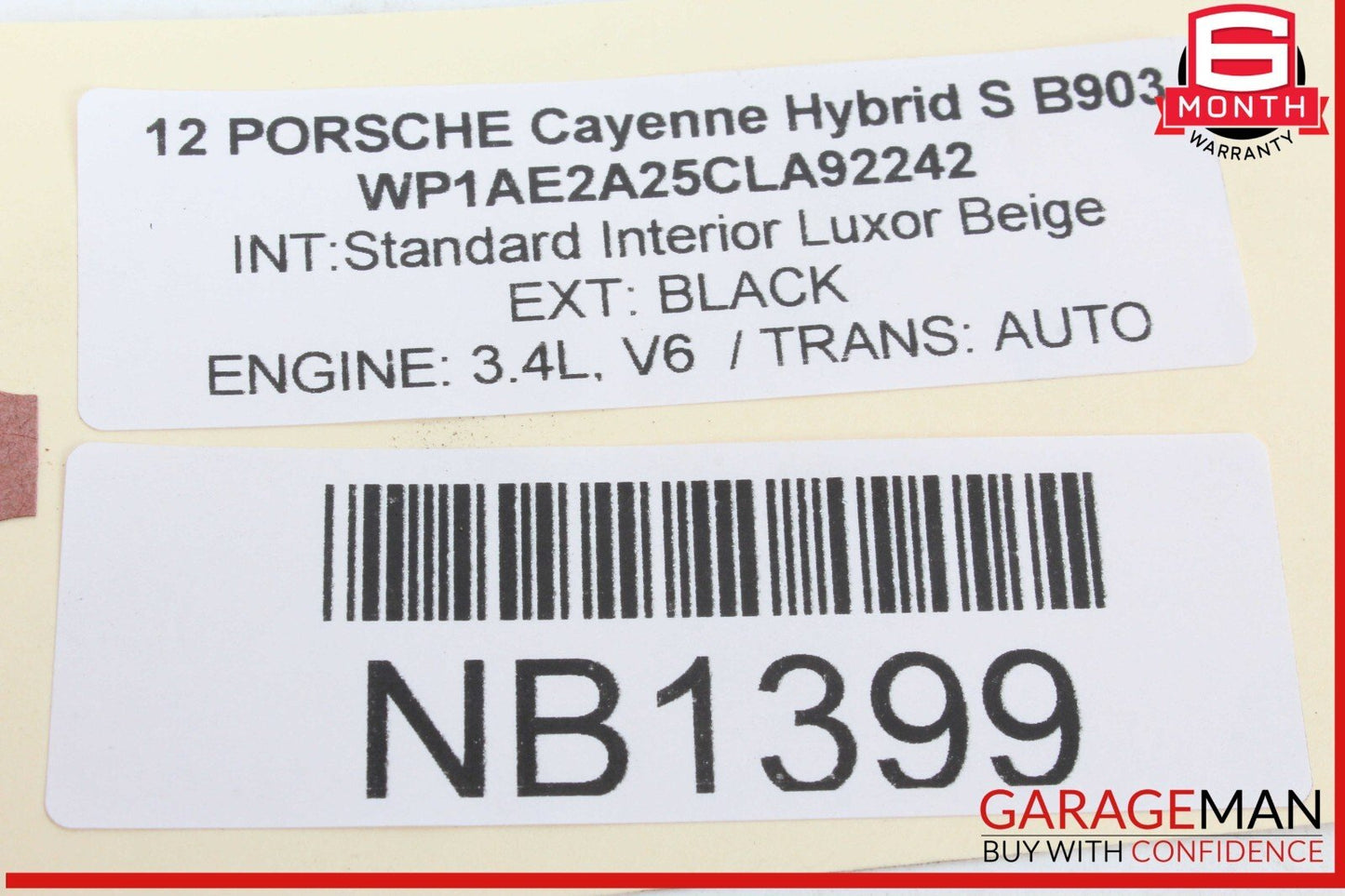 11-17 Porsche Cayenne 958 Front Right Passenger Side Lower Control Arm OEM