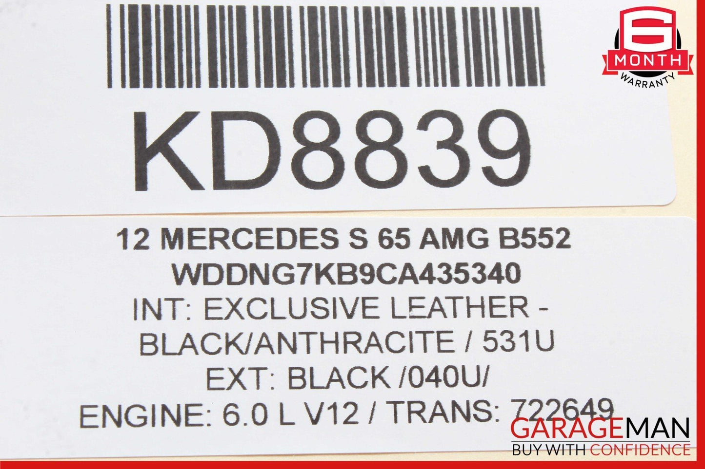 07-14 Mercedes W221 S65 AMG S550 Front Left Dash AC A/C Air Vent Trim Grille OEM