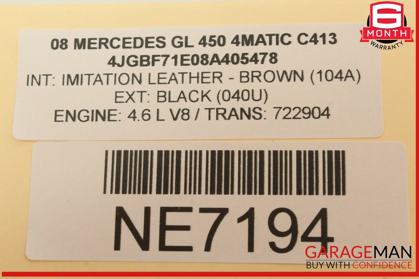 03-08 Mercedes-Benz GL400 Sirius Satellite Radio Receiver 2118706790 Genuine