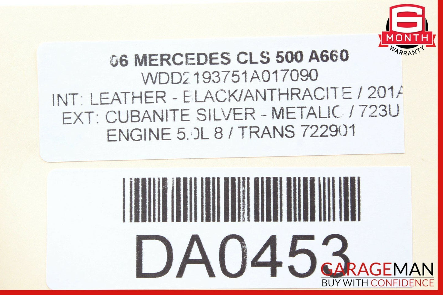 03-09 Mercedes CLS550 E500 AC A/C Condenser Assembly OEM