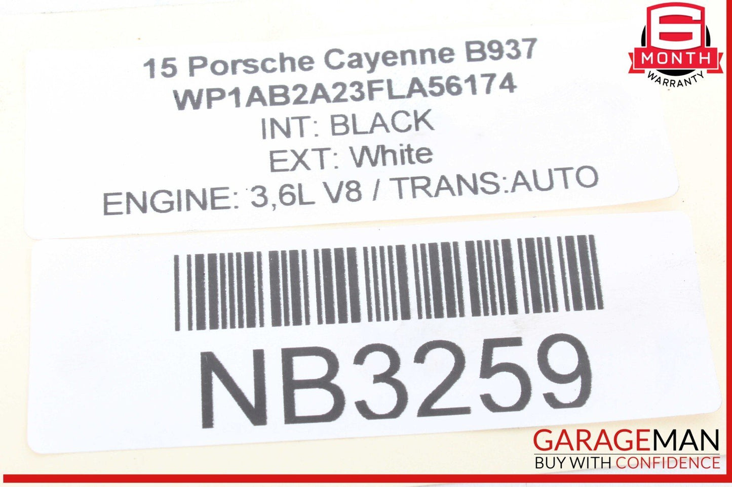 15-18 Porsche Cayenne 958 Exhaust Tail Pipe Set of 4 OEM