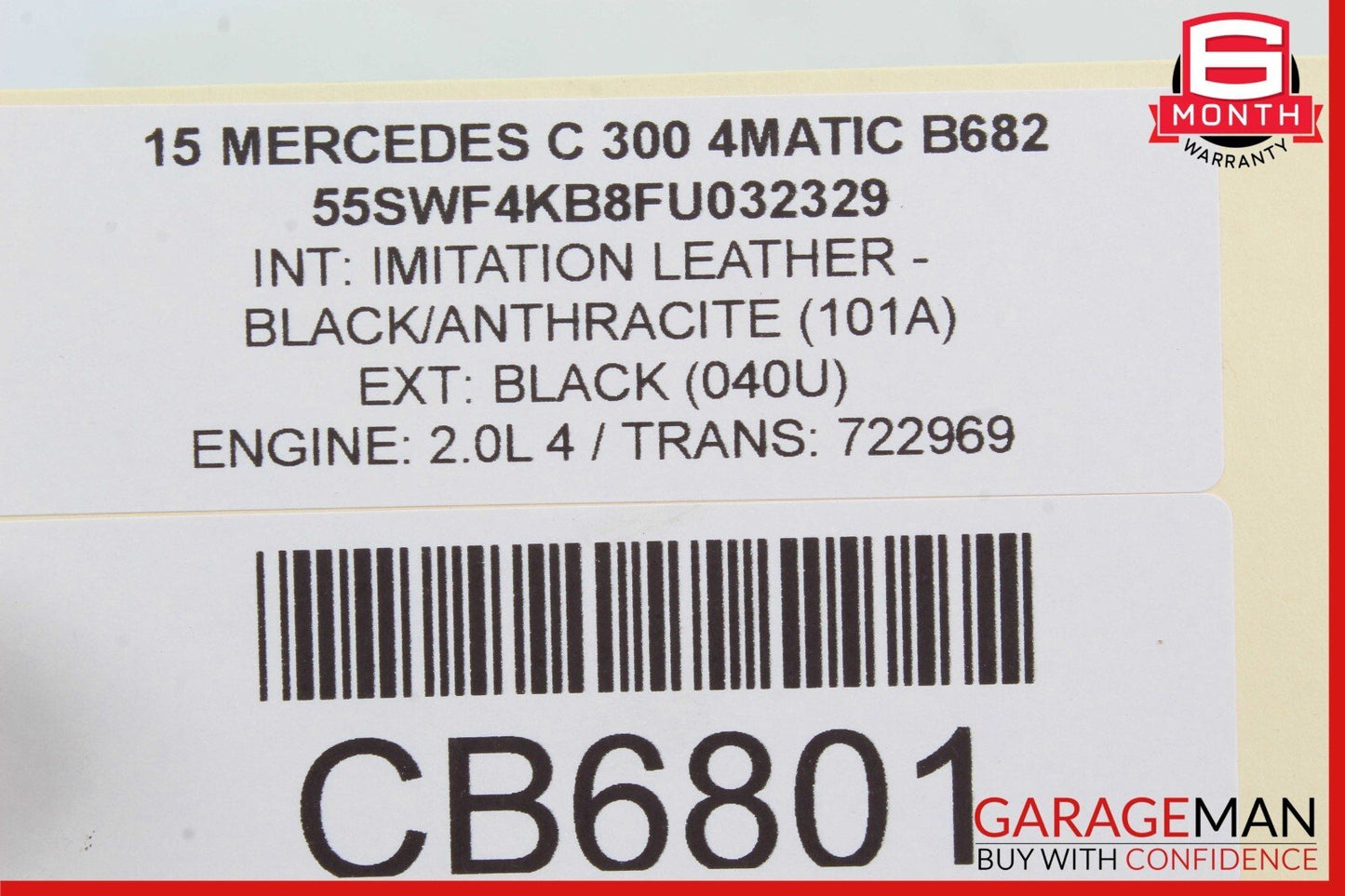 15-18 Mercedes W205 C300 C400 Power Brake Booster Master Cylinder Reservoir OEM