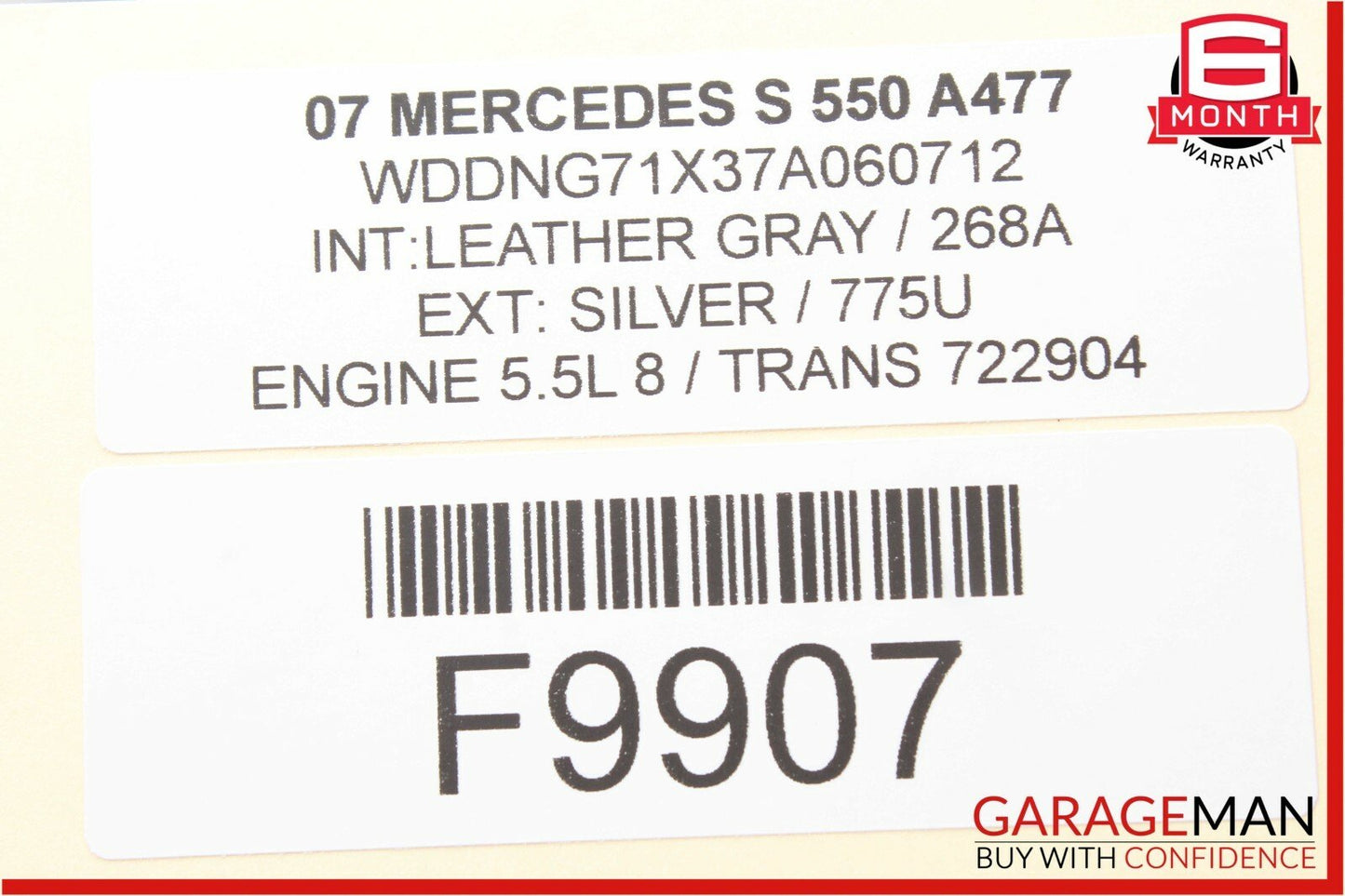 07-13 Mercedes W221 S550 Front Right Passenger Side Seat Controller Module