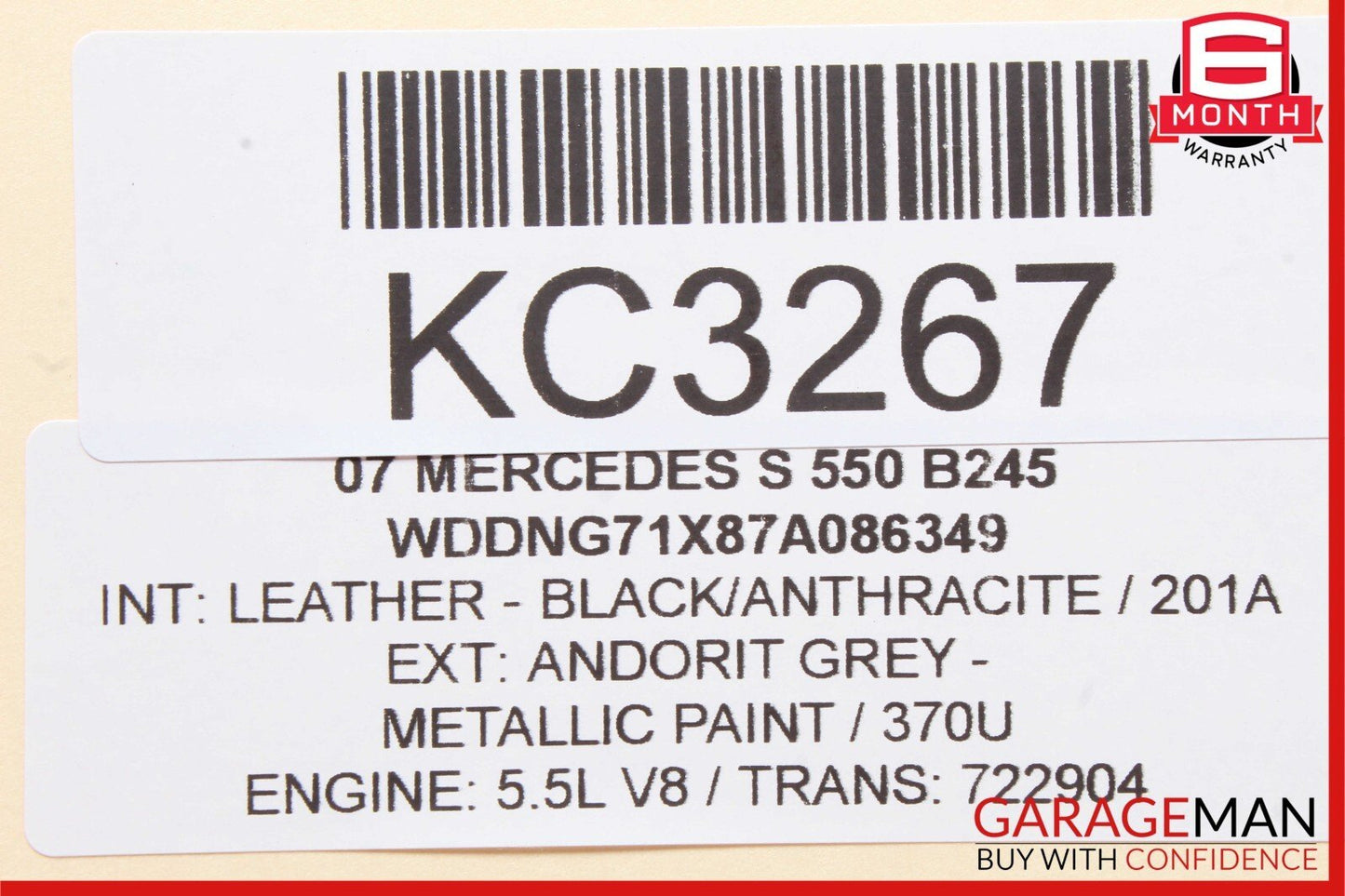 07-10 Mercedes W221 S550 CL65 AMG Antenna Amplifier Booster Module OEM