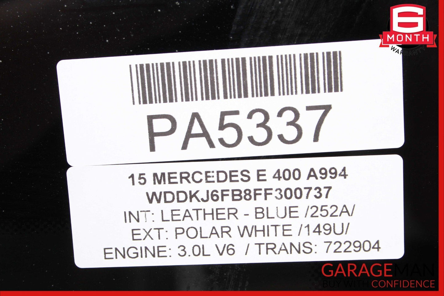 10-17 Mercedes C250 E550 E400 Coupe Center Middle Pano Panoramic Roof Glass