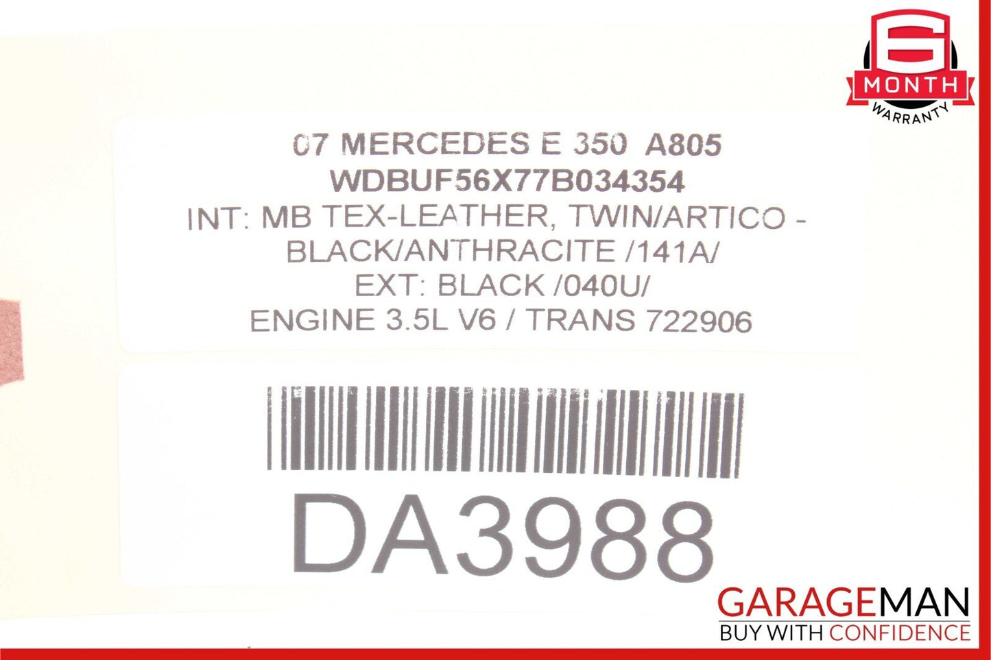 03-09 Mercedes W211 E350 E500 Front Left Driver Side Door Control Module OEM