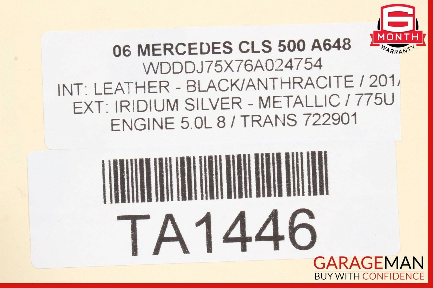 06-11 Mercedes W219 CLS550 Rear Suspension Stabilizer Sway Bar 2113201911 OEM