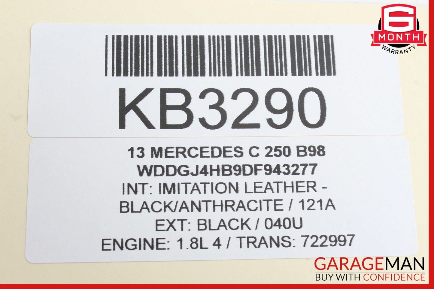 08-17 Mercedes W204 C250 C300 C350 CLS550 Trunk Lid Latch Lock Actuator OEM