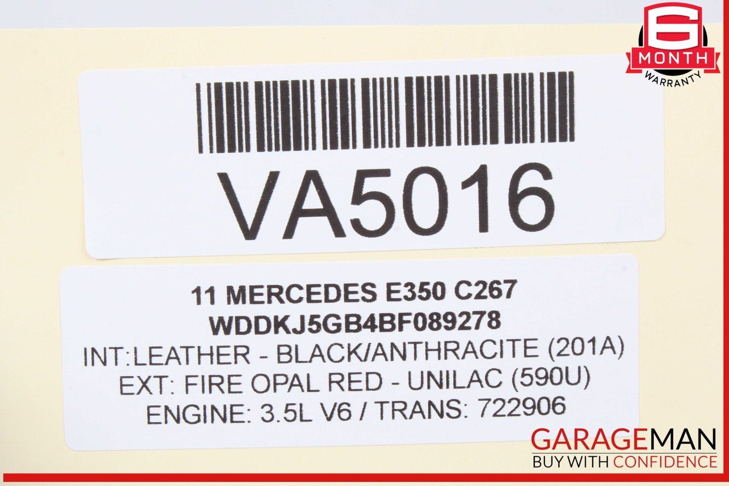 10-13 Mercedes W207 E350 Front Bumper Lower Grill Grille Trim Mesh Cover Panel
