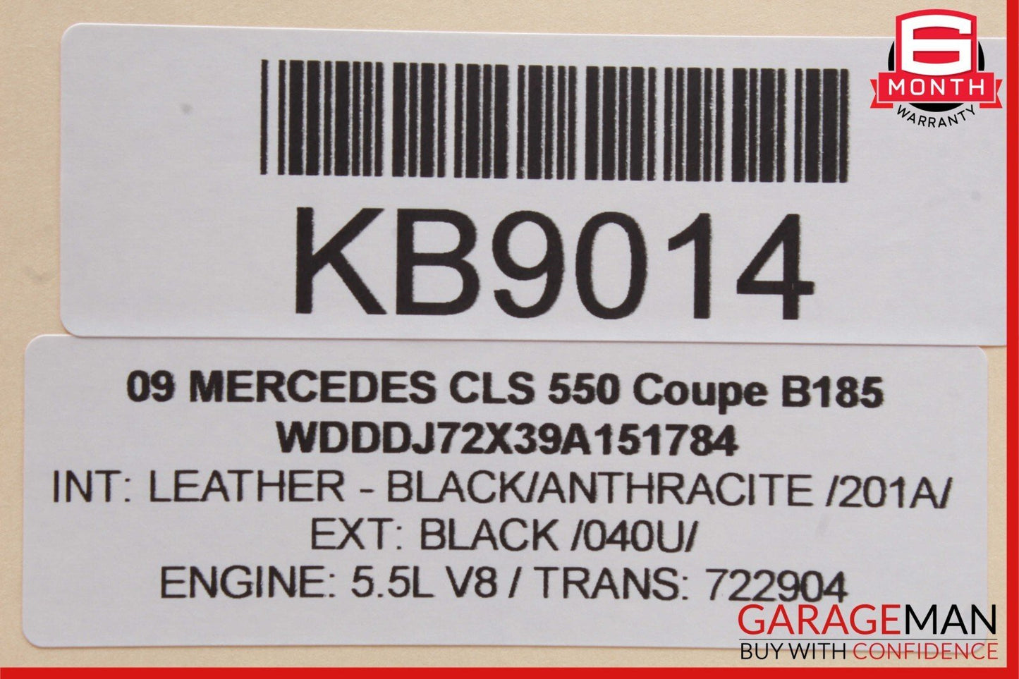 06-11 Mercedes W219 CLS550 CLS63 Trunk Lid Lock Remote Release Control Module