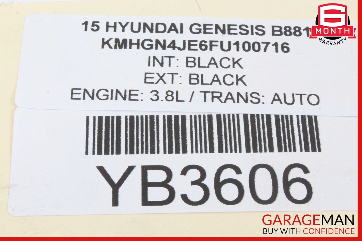 15-16 Hyundai Genesis Power Liftgate Control Module 81793-B1000 OEM