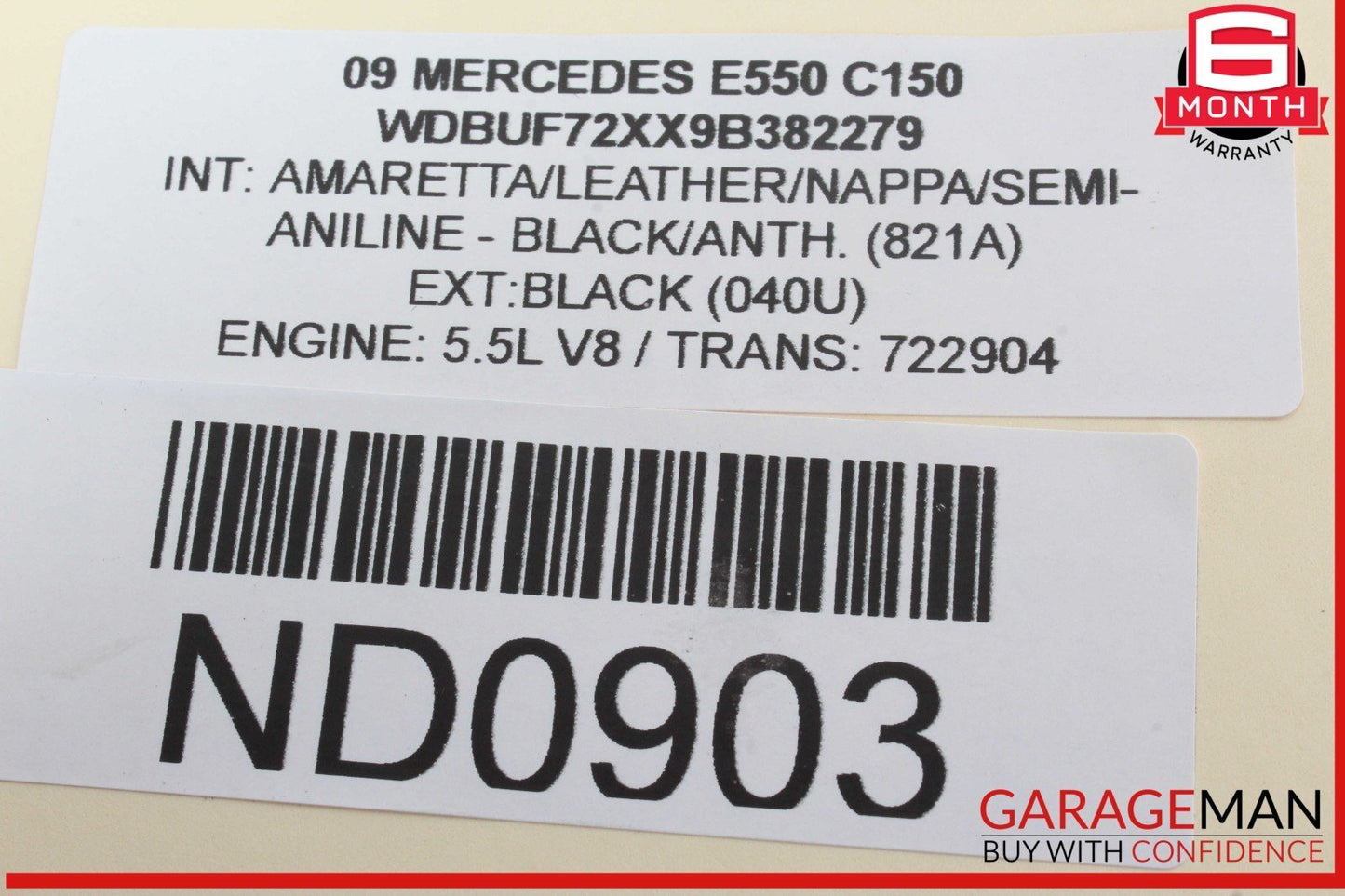 03-09 Mercedes W211 E550 E55 AMG CLS550 Rear Door Keyless Go Control Module