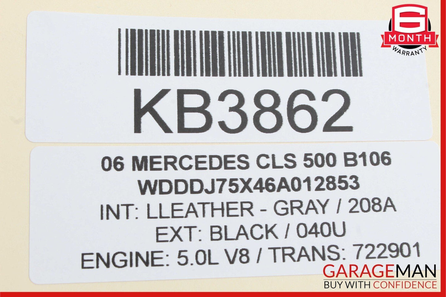 06-11 Mercedes W219 CLS500 CLS550 Rear Left Driver Door Lock Latch Actuator OEM