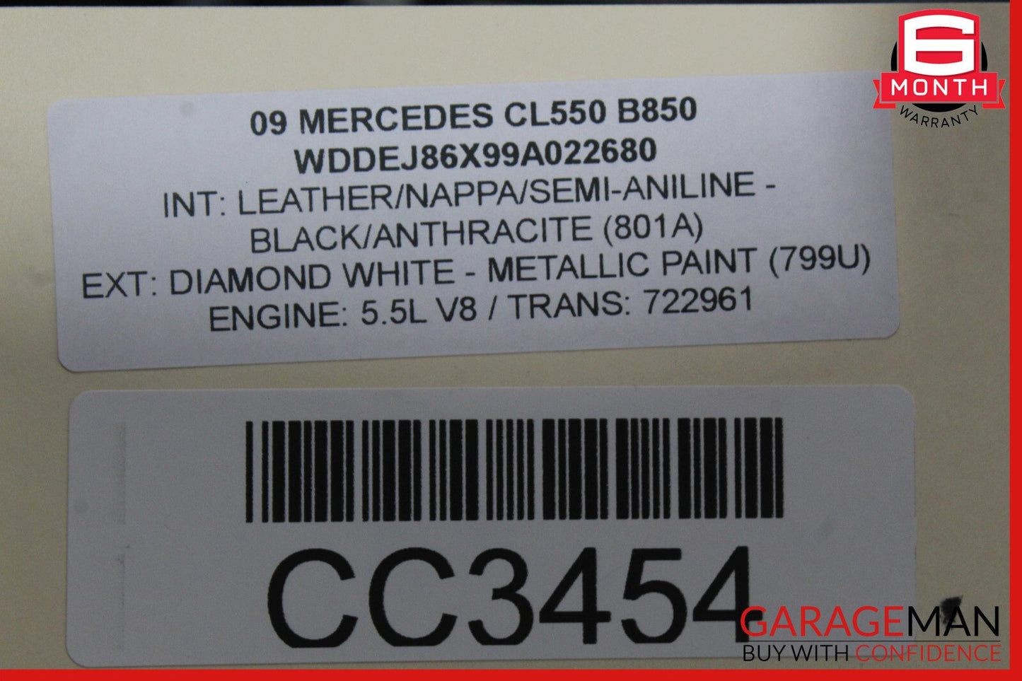 07-09 Mercedes W216 CL550 Cooling Radiator A/C Condenser Oil Cooler OEM