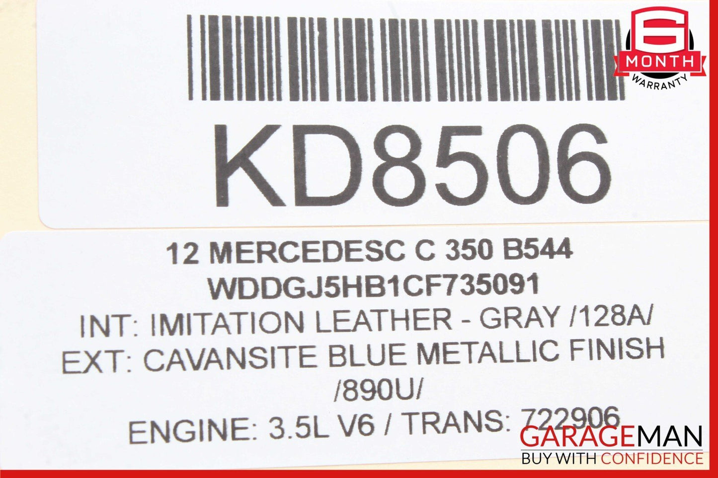 12-15 Mercedes W204 C350 GLK350 E350 ECU Engine Control Module Unit OEM