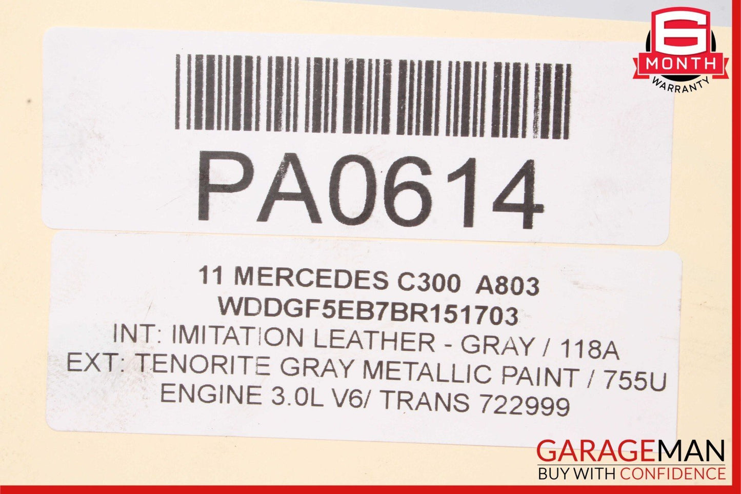 08-14 Mercedes W204 C250 C300 Power Steering Rack and Pinion 2044605900 OEM