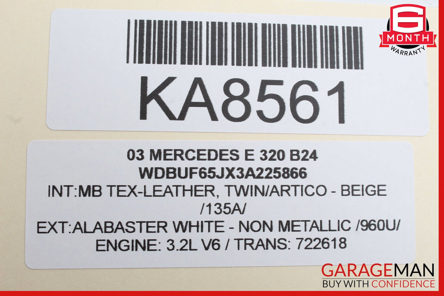 03-09 Mercedes W211 E320 E350 E500 Front Right Side Tweeter Speaker Cover OEM