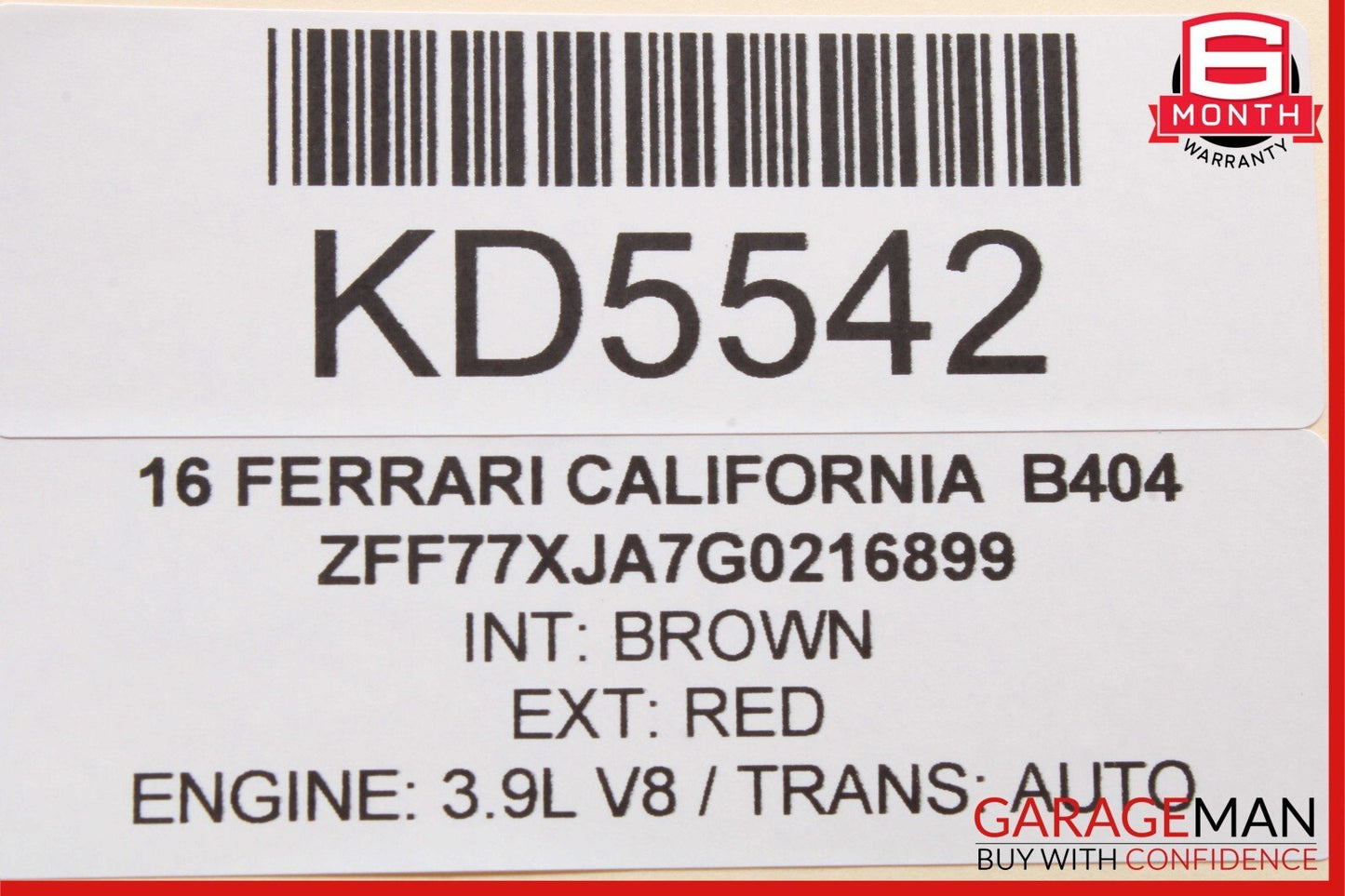 15-18 Ferrari California T ECU ECM Engine Control Module Unit 0261S08750 3k OEM