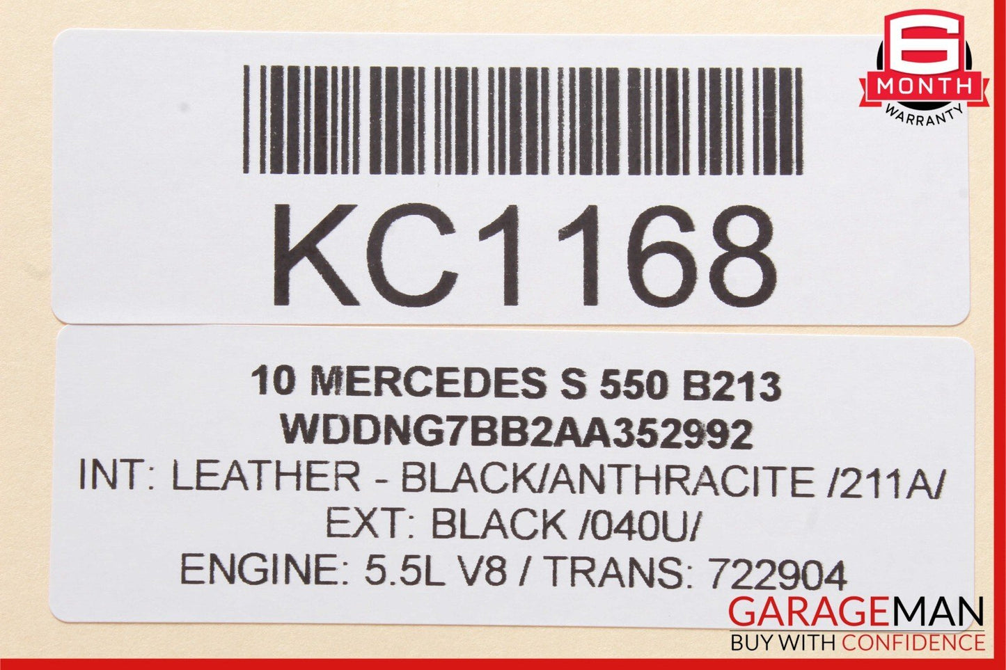 07-13 Mercedes W221 S550 Rear Right or Left Side Door Control Module OEM