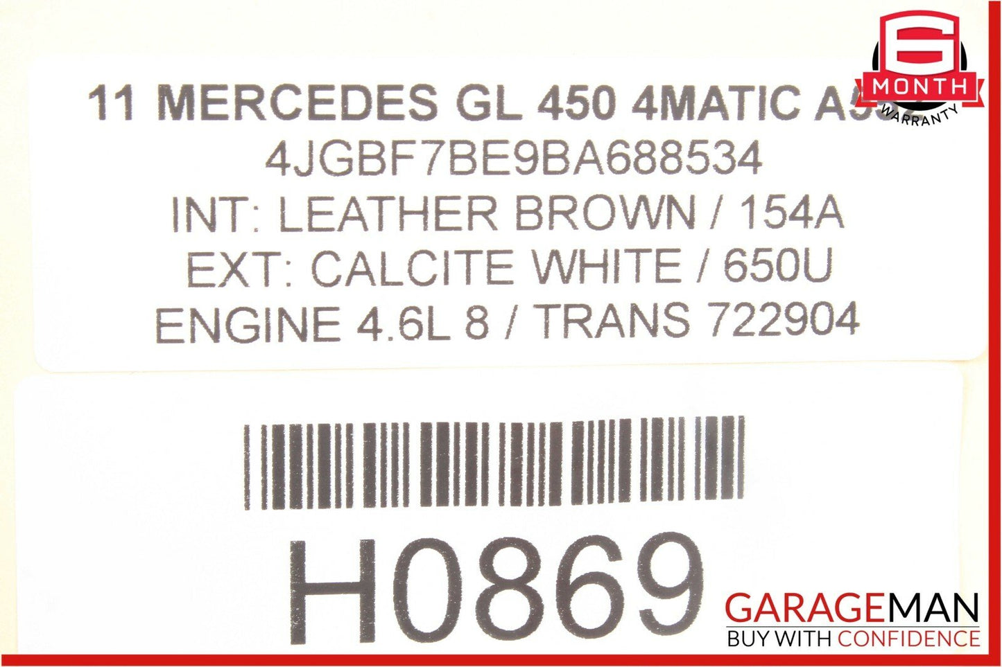 06-12 Mercedes X164 GL450 ML450 Front Right Side Sun Visor Sunvisor Shade Beige