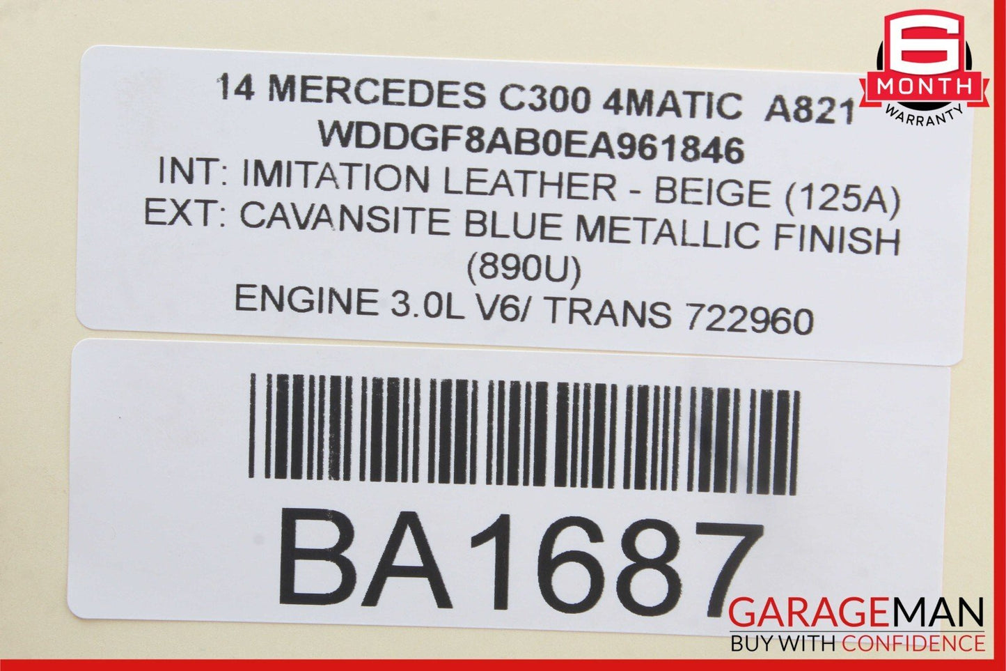 08-14 Mercedes W204 C300 C350 Front Left Door Control Module 2189001401 OEM