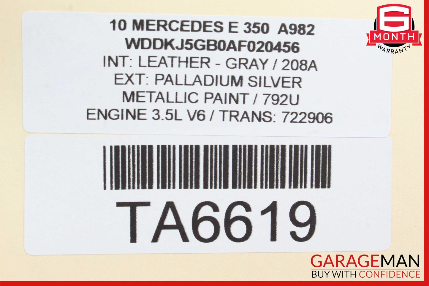 10-13 Mercedes W207 E350 E550 Coupe Front Left Exterior Door Handle OEM