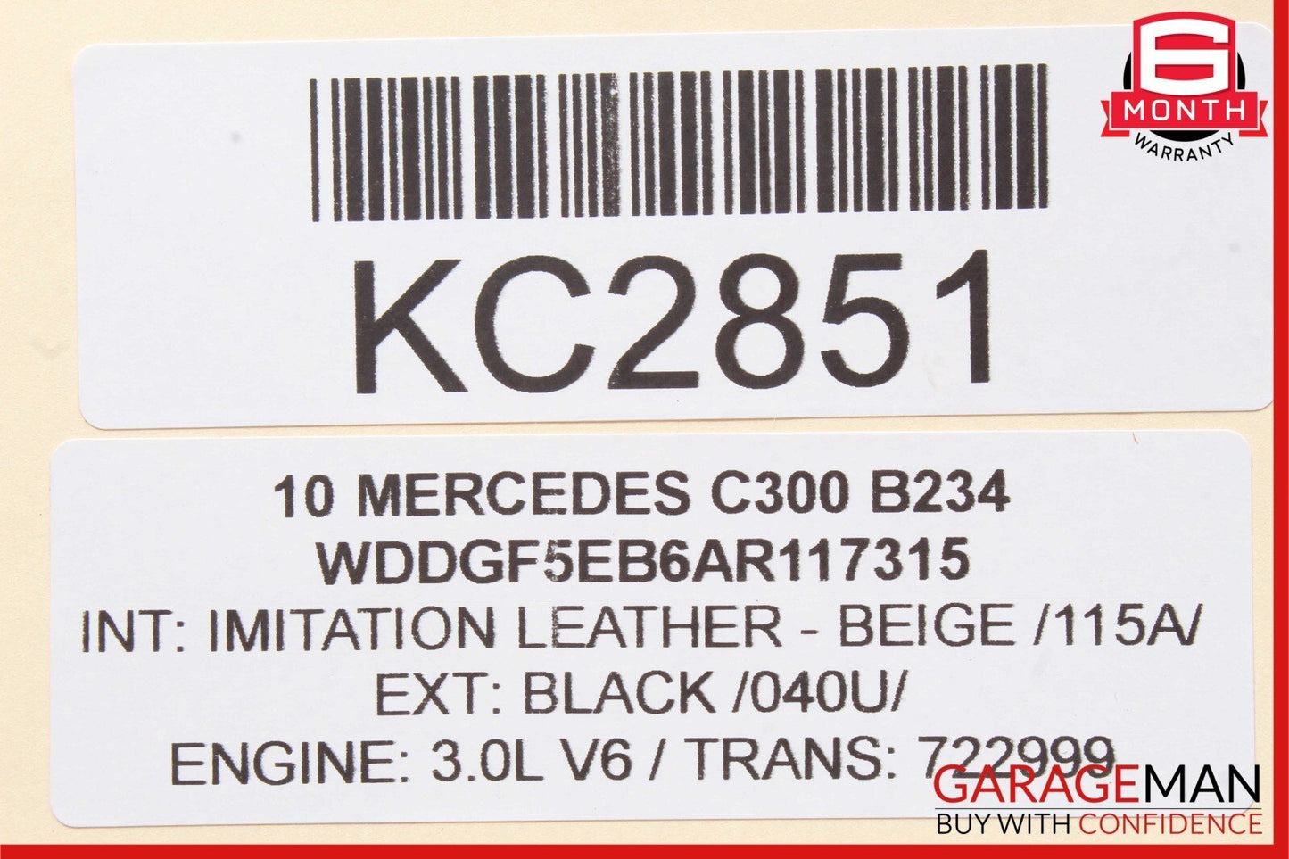 08-18 Mercedes C300 E350 CLS550 Rear Right Side Door Lock Latch Actuator OEM