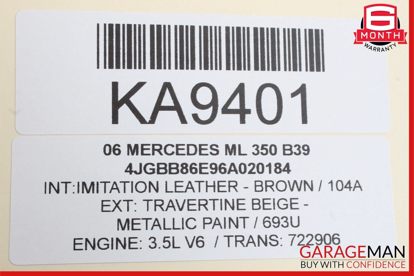 06-12 Mercedes GL320 ML350 ML500 Front Left Door Audio Tweeter Speaker Brown