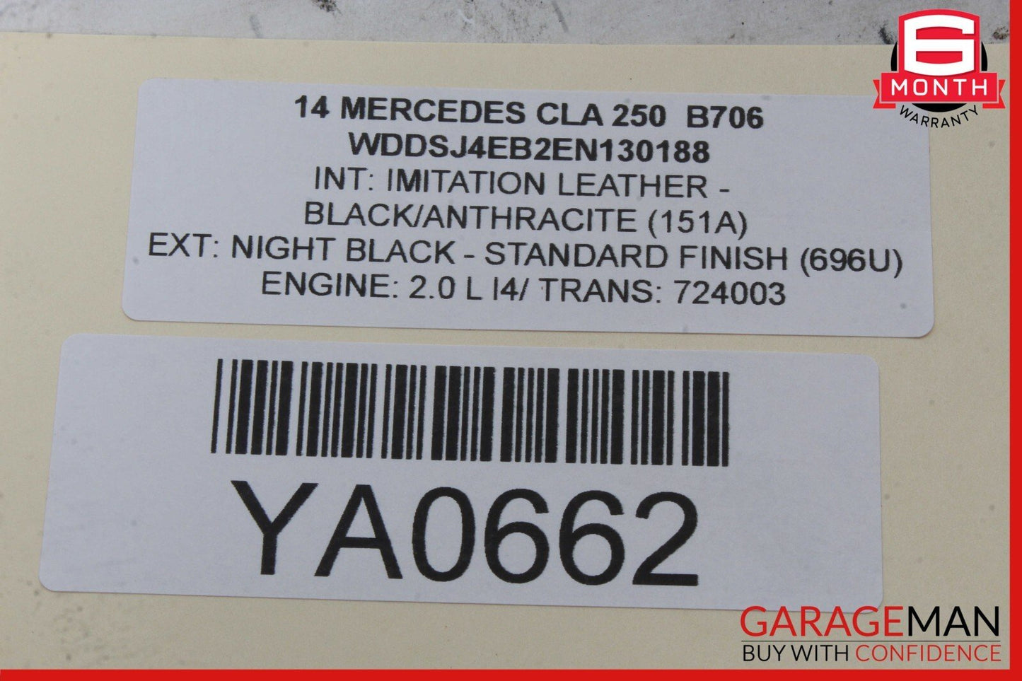 13-20 Mercedes W117 CLA250 CLA45 AMG Master Cylinder Power Brake Booster OEM