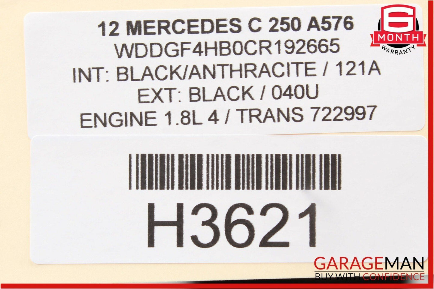 08-14 Mercedes W204 C250 C300 C350 Rear Left Side Door Controller Module Unit