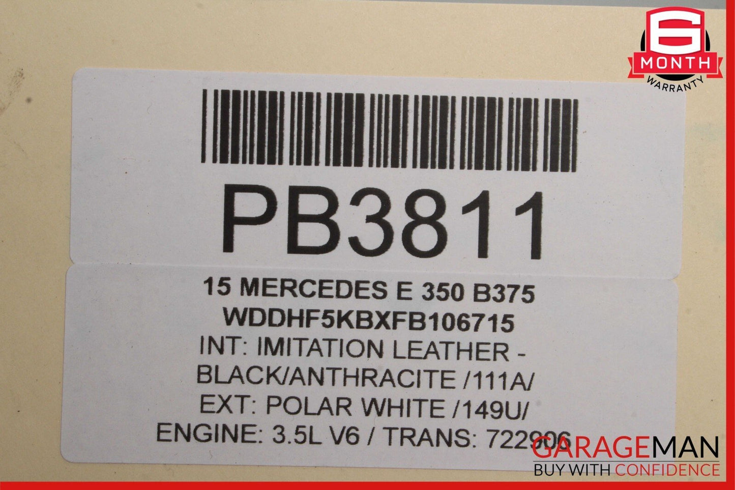 08-16 Mercedes W204 C350 E350 RWD Rear Diff Differential Axle Carrier 2.82