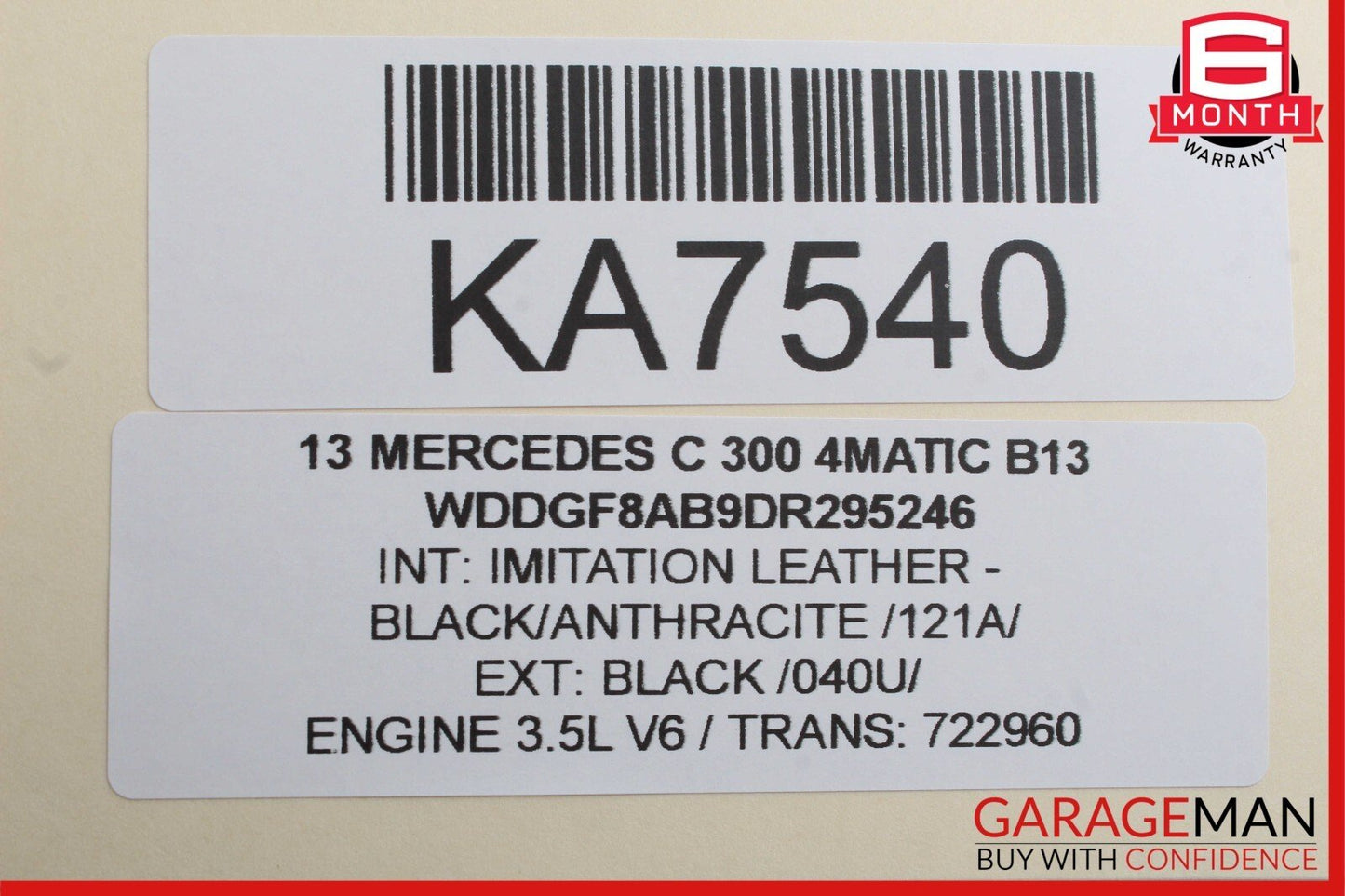 12-14 Mercedes W204 C300 C250 C350 Speedometer Instrument Cluster 2049004409 OEM