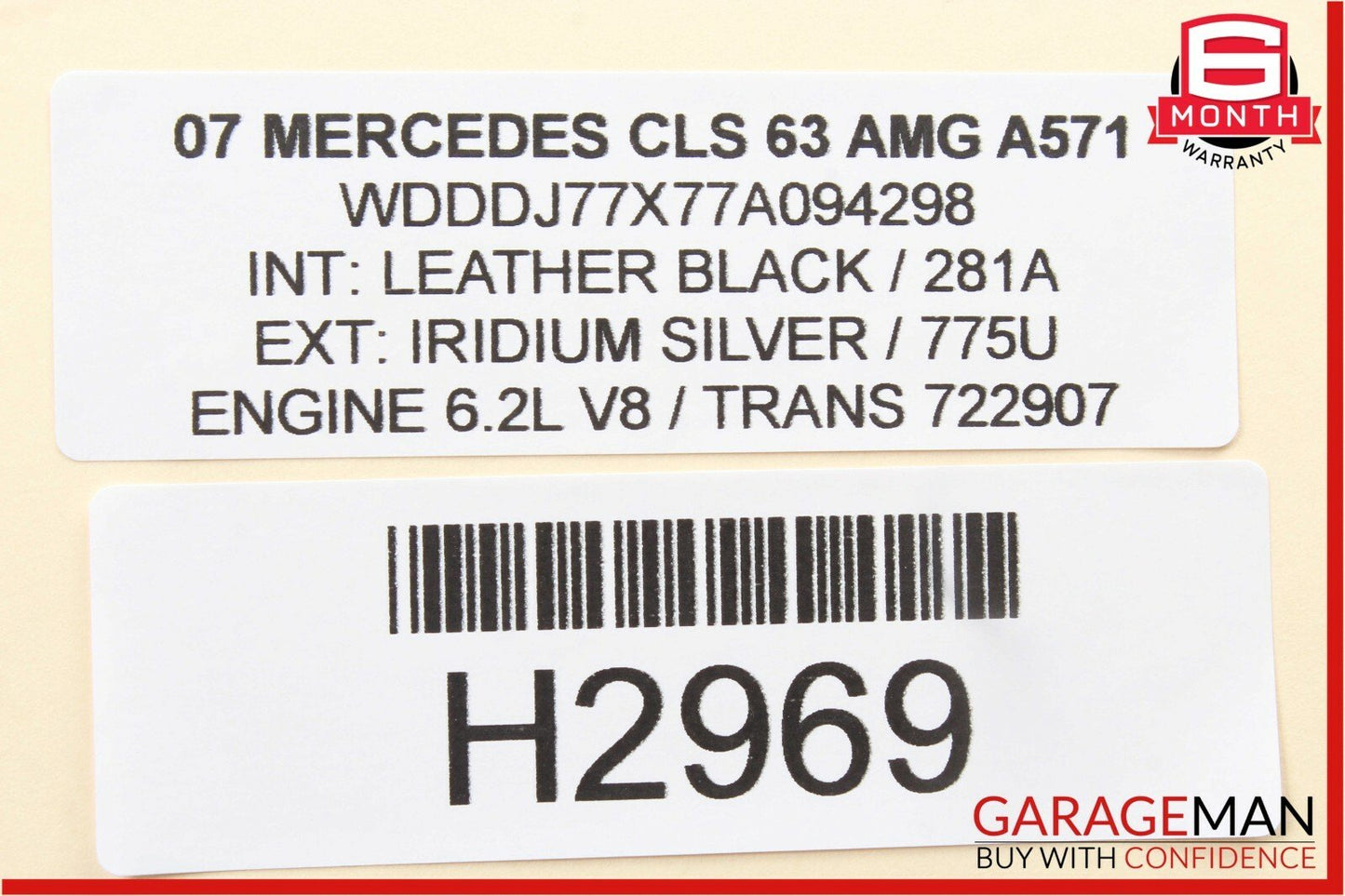 07-09 Mercedes CLS63 E63 ML63 AMG Fuel Pump Motor Control Module Unit OEM