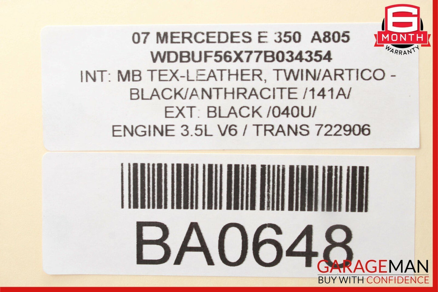 03-09 Mercedes W211 E350 Front Right Passenger Side Door Lock Latch Actuator OEM