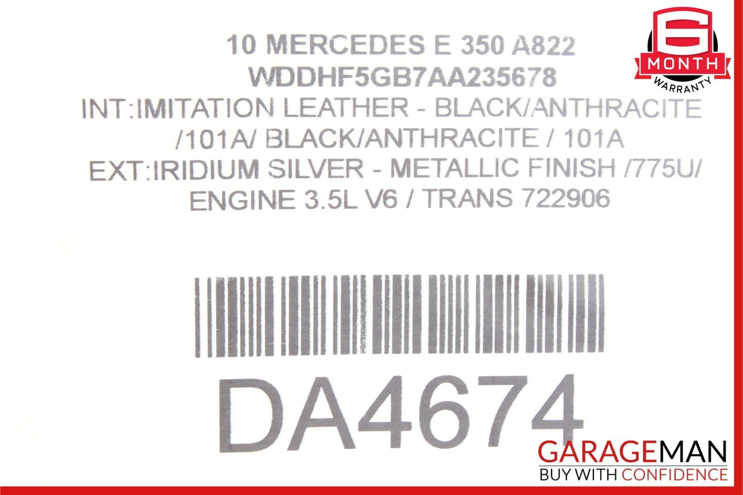 06-13 Mercedes E350 R350 S550 CL550 C300 Bosch Engine Starter Motor