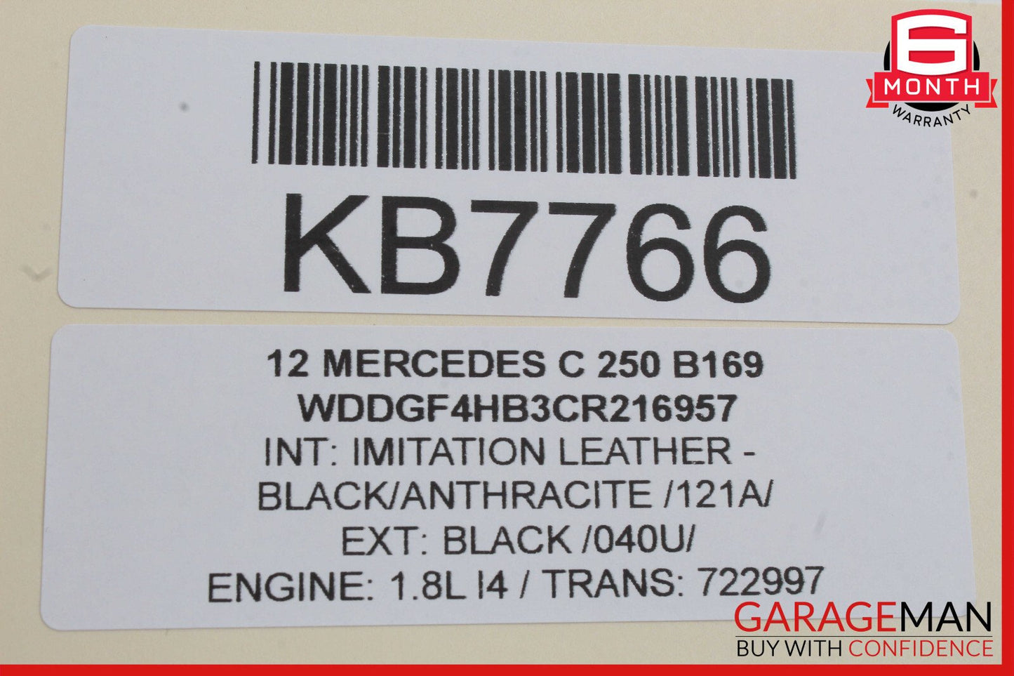 08-16 Mercedes W204 C250 GLK350 Rear Left Side Door Window Regulator Motor OEM