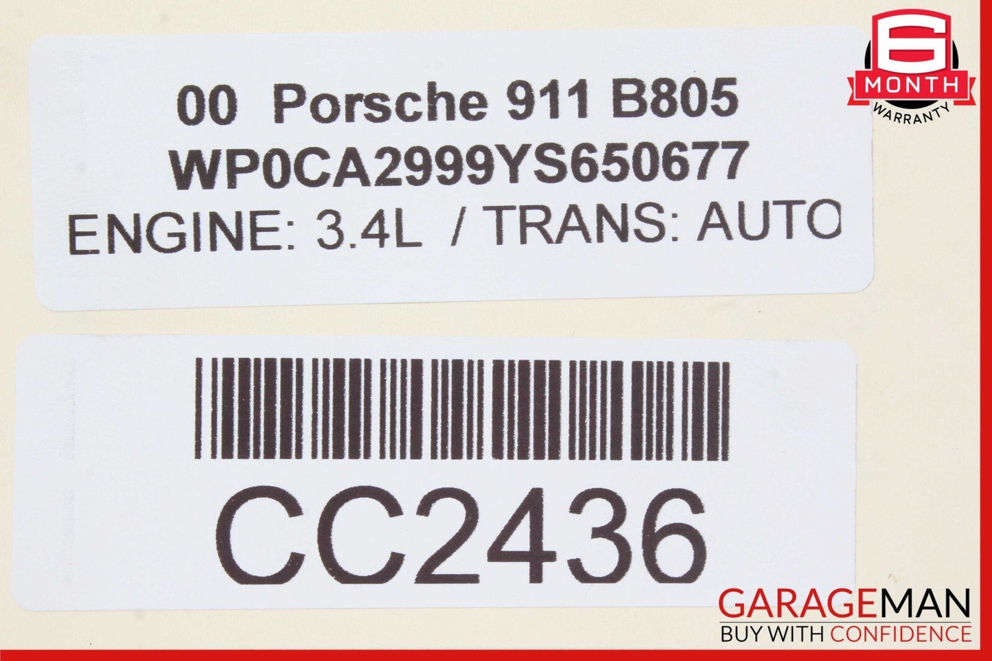 97-04 Porsche Boxster 986 Carrera 911 Front Subframe Cross Member Sub Frame Bar