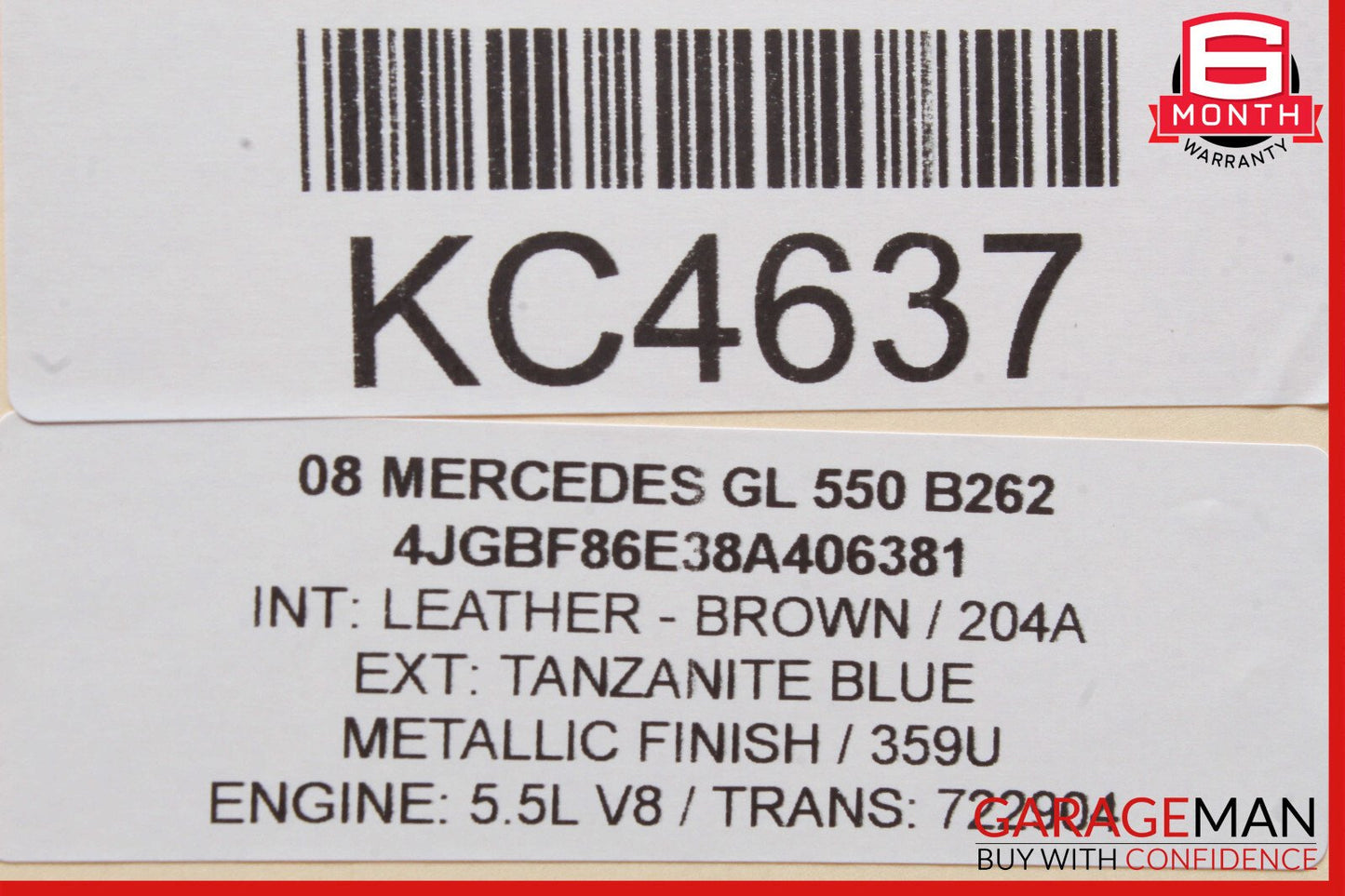 06-08 Mercedes X164 GL450 ML350 Speedometer Odometer Instrument Cluster