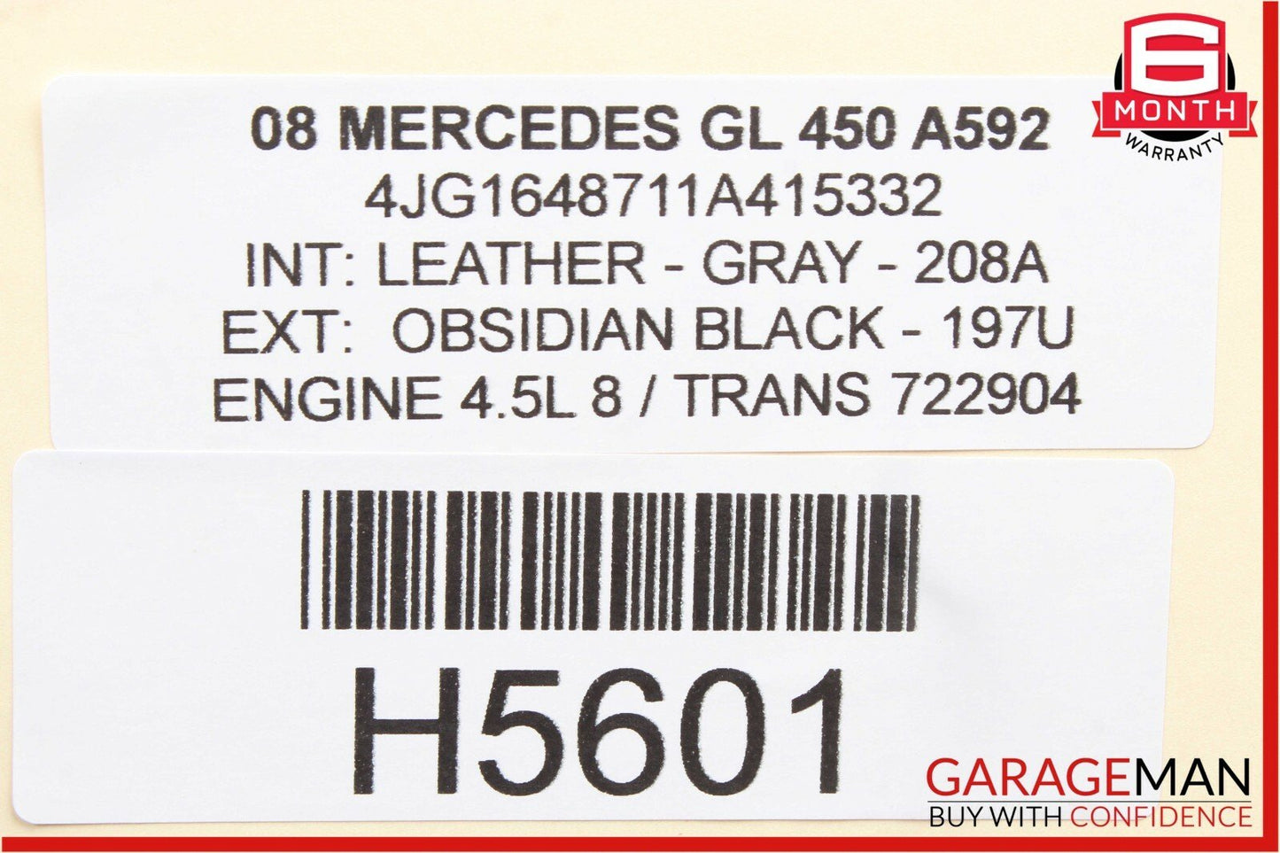 06-12 Mercedes GL450 ML450 Interior GPS Radio Roof Antenna 2518201375 OEM