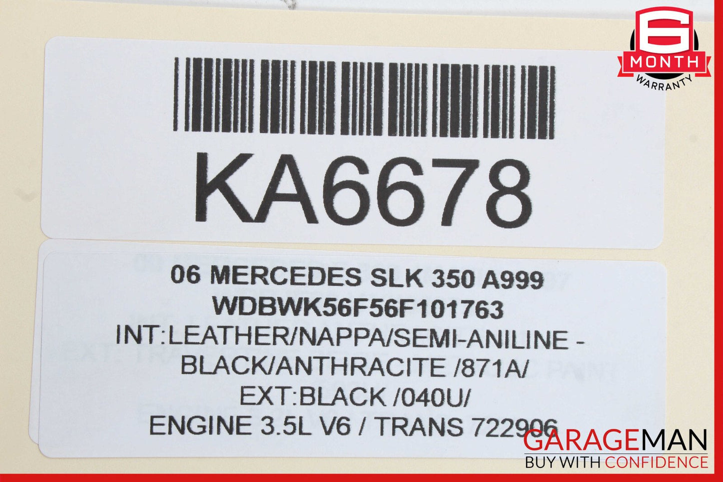 05-08 Mercedes W203 C230 C350 SLK350 Sport Steering Wheel 1714600103 OEM