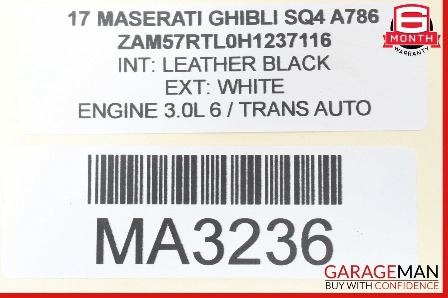 14-17 Maserati Ghibli Rear Left or Right Side Upper Tension Control Arm OEM