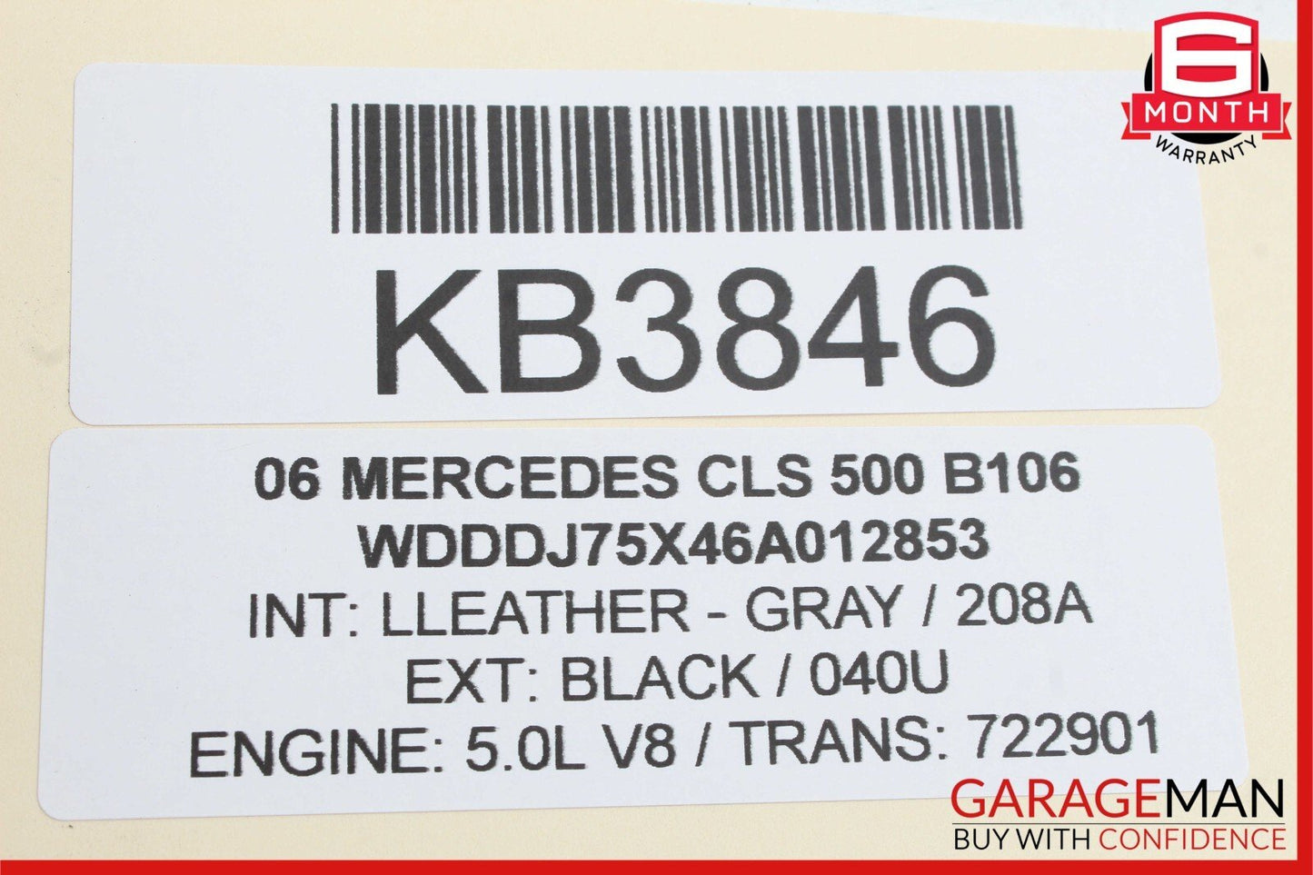 06-08 Mercedes W219 CLS500 CLS550 Front Right Side Mirror Door Rear View OEM