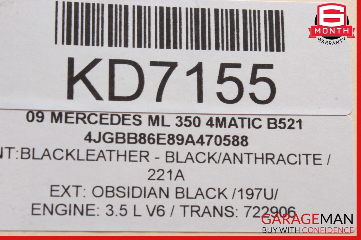 08-20 Mercedes W204 C300 C250 SLK250 Front Left Side Seat Controller Module
