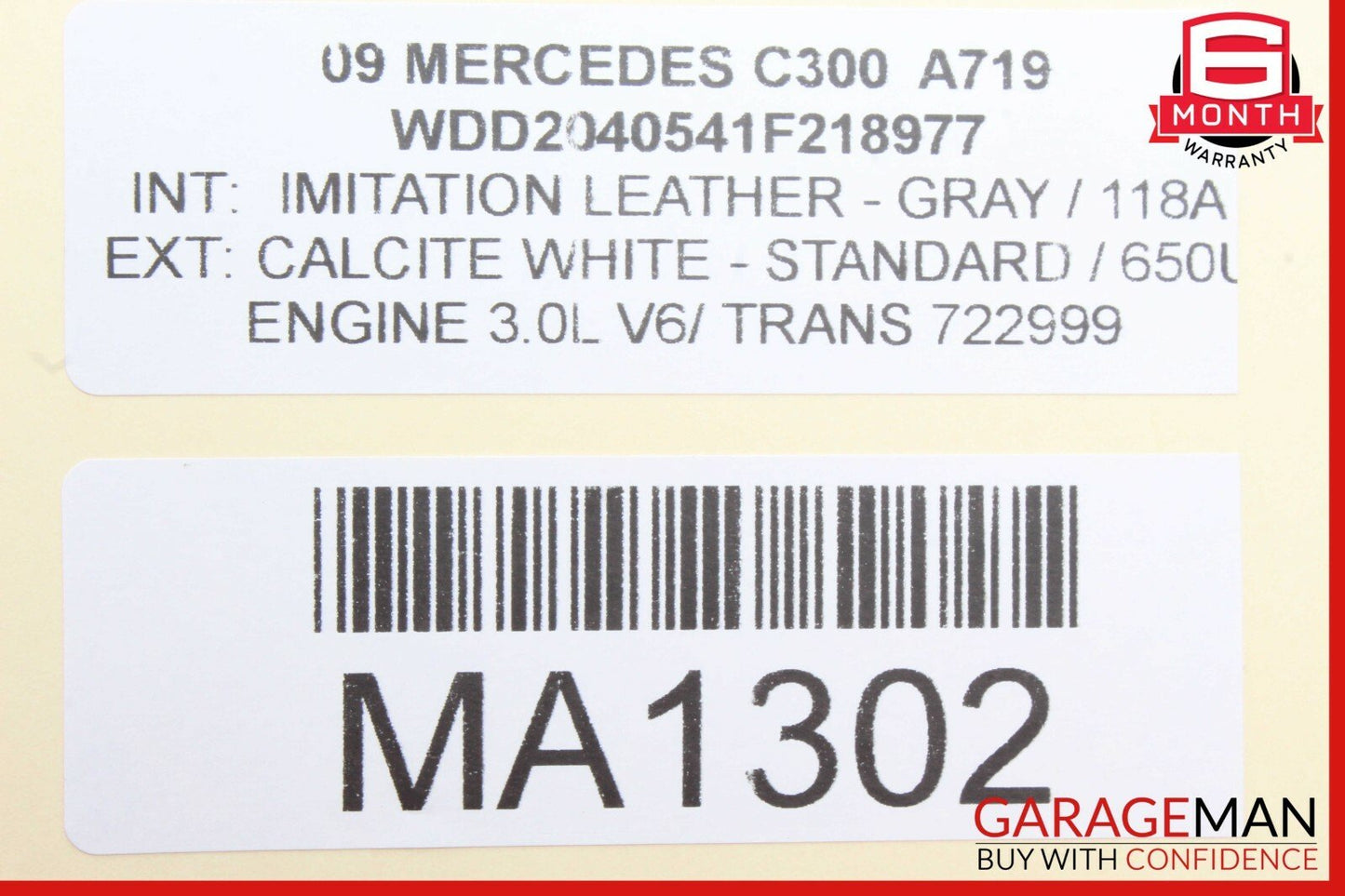 08-14 Mercedes W204 C300 C350 C63 AMG Front Left Side Door Control Module Unit