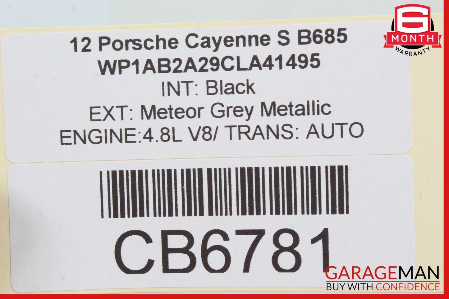 11-18 Porsche Cayenne 958 Hybrid Front Left Driver Side Exterior Door Handle OEM