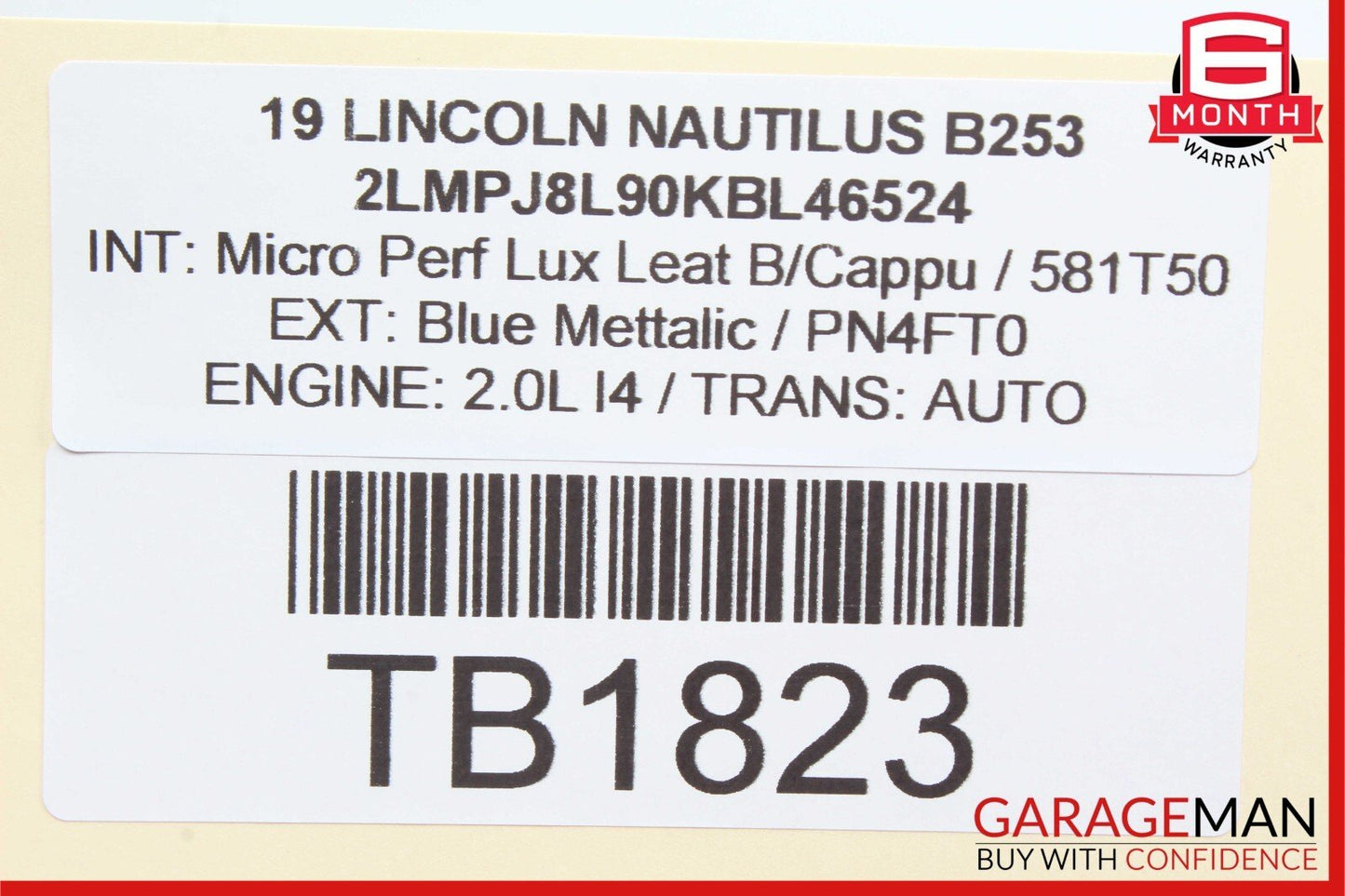 19-21 Lincoln Nautilus Front Right & Left Side Brake Caliper Calipers Set OEM
