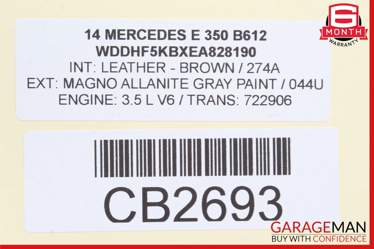 08-17 Mercedes W212 E350 Rear Right / Left Side Suspension Upper Control Arm OEM
