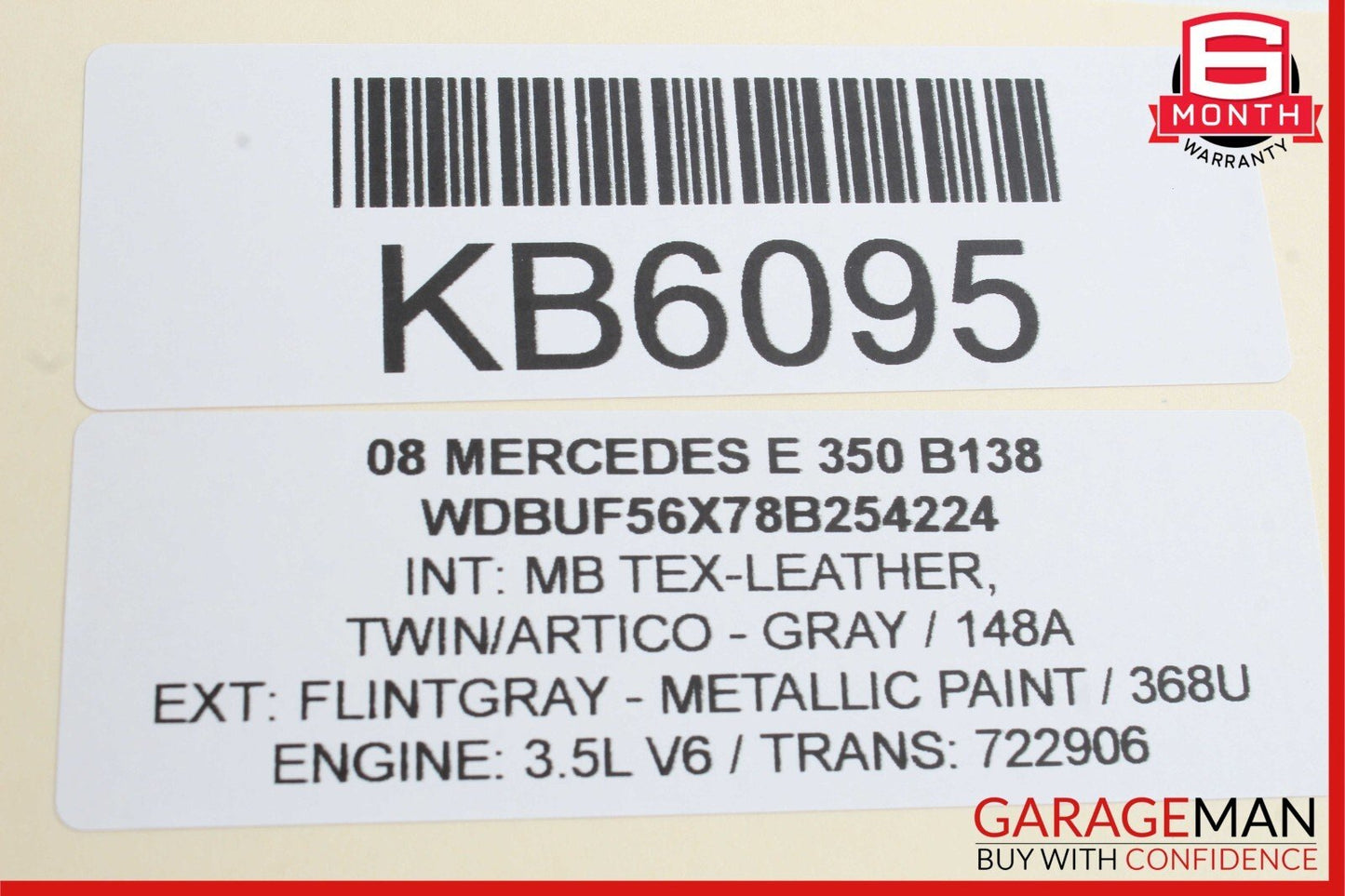 06-09 Mercedes W211 E350 R350 Engine Starter Motor 0061510501 OEM
